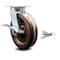 Service Caster 8 Inch Kingpinless High Temp Phenolic Wheel Caster with Brake and Swivel Lock SCC-KP30S820-PHRHT-SLB-BSL - alternate 1